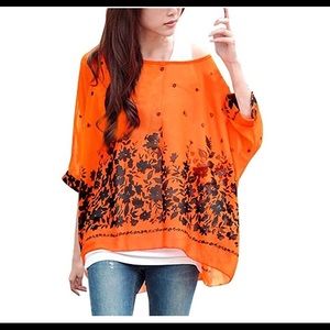 Chiffon kimono blouse